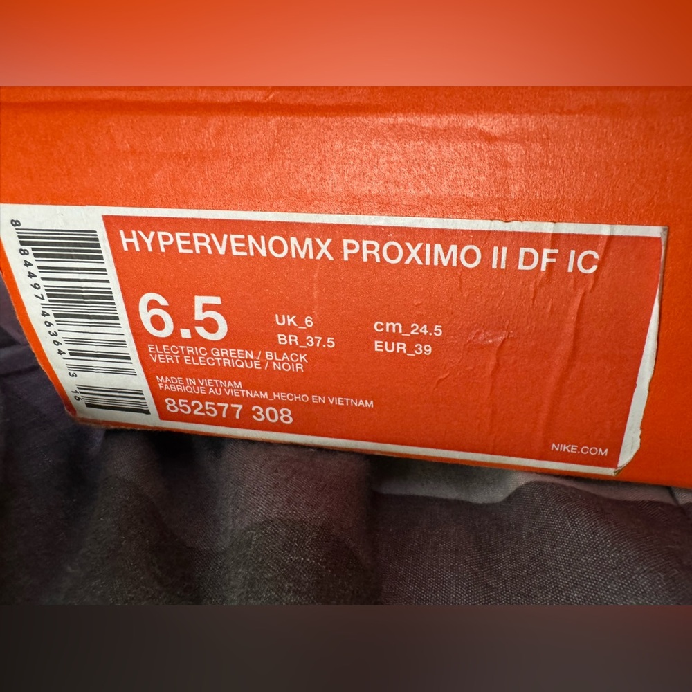 Nike hypervenomx próximo II DF IC size 6.5 NWT NIB! RARE! - Picture 8 of 10